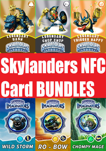 Pacchetti carte skylanders nfc - carte,